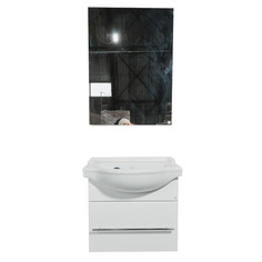 Комплект мебели для ванной комнаты комплект мебели Версаль Pеал 56 тумба раковина зеркало Versal