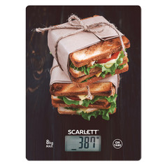 Весы кухонные электронные весы кухонные SCARLETT SC-KS57P56 до 8кг стекло