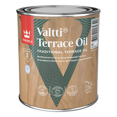 Масла древозащитные масло для террас TIKKURILA Valtti Terrace Oil EC 0,9л бесцветное, арт.700010363