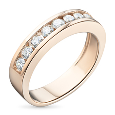 Кольцо из красного золота с бриллиантами э0201кц05102300 ЭПЛ Даймонд