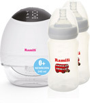 Молокоотсос Ramili SE500 с двумя противоколиковыми бутылочками 240ML