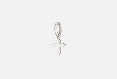 Серьга серебряная Hands Remember