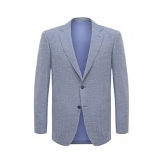 Пиджак из шерсти и хлопка Canali