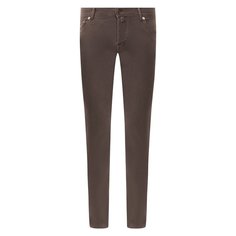 Брюки из хлопка и кашемира Kiton
