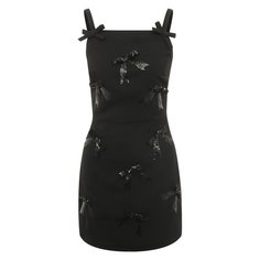 Платье с отделкой пайетками MSGM