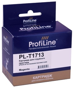 Картридж ProfiLine PL_T1713_M струйный для принтеров Epson Expression Home XP-33/XP-103/XP-203/XP-207/XP-303/XP-306/XP-313/XP-323/XP-403/XP-406/XP-413