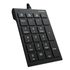 Клавиатура Dareu LK22 Black черная, цифровой блок