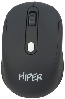 Мышь Wireless HIPER OMW-5500 1600 DPI, 4 кн, черная