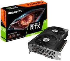 Видеокарта PCI-E GIGABYTE GeForce RTX 3060 GAMING OC (GV-N3060GAMING OC-8GD) 8GB GDDR6 128bit 8nm 1777/15000MHz 2*HDMI/2*DP