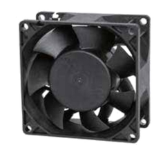 Вентилятор для корпуса ALSEYE 8038BVH-M1Y-02 80x80x36mm, 3000-15000rpm, 107.32-119.24CFM, 70.6-74.6dBA, 3-pin
