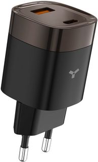 Зарядное устройство сетевое AccesStyle Amethyst 33WCA Black быстрая зарядка, USB/USB Type-C