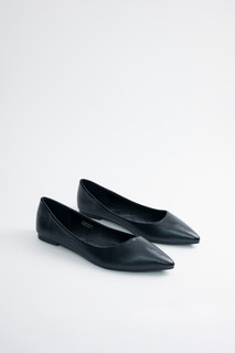 туфли женские Туфли-балетки кожаные на плоской подошве Befree