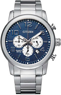 Японские наручные мужские часы Citizen AN8050-51M. Коллекция Chronograph