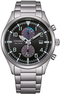 Японские наручные мужские часы Citizen CA7028-81E. Коллекция Eco-Drive