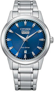 Японские наручные мужские часы Citizen AW0100-86L. Коллекция Eco-Drive