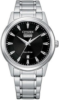Японские наручные мужские часы Citizen AW0100-86E. Коллекция Eco-Drive