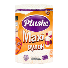 Полотенца бумажные PLUSHE Maxi 2-х слойные 1 шт