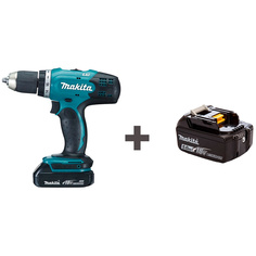 Аккумуляторная дрель-шуруповерт Makita DDF453SYX5 + Аккумулятор BL1850B