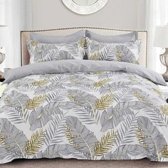 Постельное белье 1.5-спальное, простыня 150х220 см, 2 наволочки 70х70 см, пододеяльник 145х215 см, Cleo, сатин, коллекция Satin de Luxe, 15/652-SL