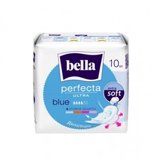 Прокладки женские Bella, Perfecta Ultra Blue, 10 шт, супертонкие, BE-013-RW10-275