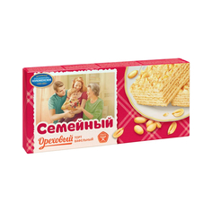 Торт Коломенское Вафельный Семейный ореховый, 230 г