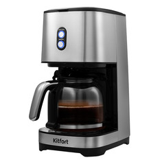 Кофеварки капельные кофеварка KITFORT KT-750 900Вт колба 1,5л серебристый