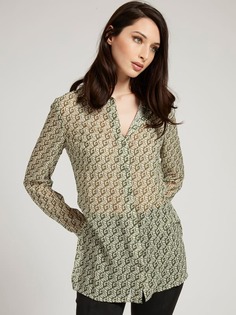 Рубашка Сплошной Принт Guess