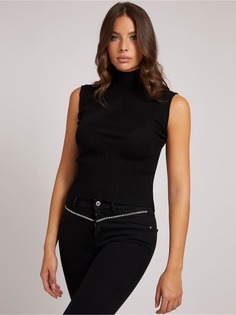 Джемпер Высокий Воротник Рубчик Guess