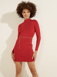 Трикотажное Платье С Вырезом На Спине Guess