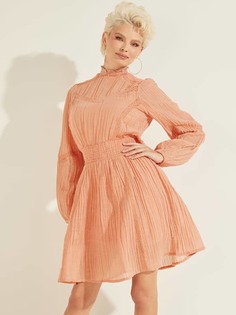 Платье Из Смесового Хлопка Guess