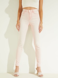 Облегающие Джинсы В Полоску Guess
