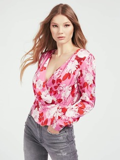 Блузка Сплошной Принт Guess