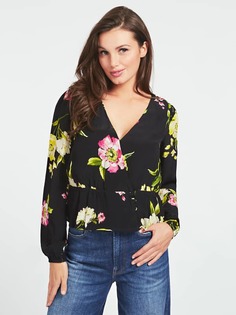 Блузка Сплошной Принт Guess