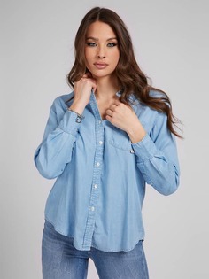Джинсовая Рубашка Свободного Кроя Guess