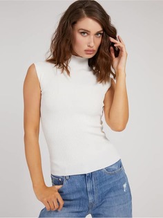 Трикотажная Майка Высокий Воротник Guess