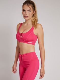 Спортивный Бюстгальтер Со Шнуровкой Спереди Guess