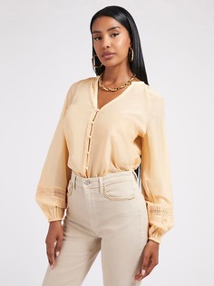 Блузка Из Смесового Шелка Guess