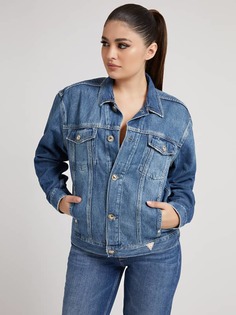 Джинсовая Куртка Покроя Бойфренд Guess