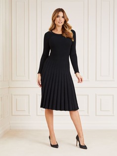 Трикотажное Платье «Marciano» С Облегающим Верхом И Расклешенным Низом Guess