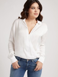 Блузка Из Смесового Шелкового Атласа Guess