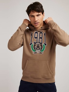 Толстовка С Капюшоном И Принтом Спереди Guess