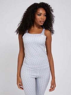 Спортивный Топ С Узором Из Логотипов Guess