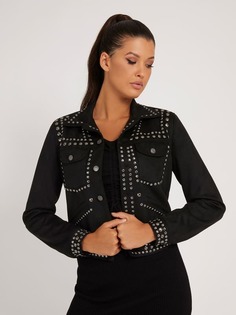 Куртка Из Искусственного Велюра С Заклепками Guess