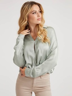 Блузка Из Смесового Шелкового Атласа Guess