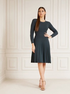 Трикотажное Платье «Marciano» С Облегающим Верхом И Расклешенным Низом Guess