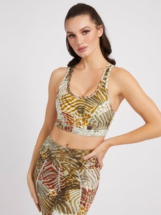 Спортивный Бюстгальтер Из Микрофибры Guess