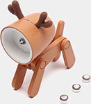 Светильник ночник Lats на батарейках игрушка робот олень