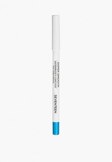 Карандаш для глаз Seventeen Seventeen. водостойкий, Бирюзовый № 17, с витамином Е, Super Smooth W/P&Longstay, 1.2 г