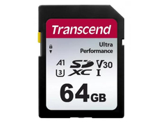 Карта памяти 64Gb - Transcend Secure Digital XC 340S UHS-I U3 V30 A1 TS64GSDC340S