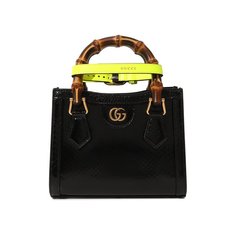Сумка-тоут Diana mini из кожи питона Gucci